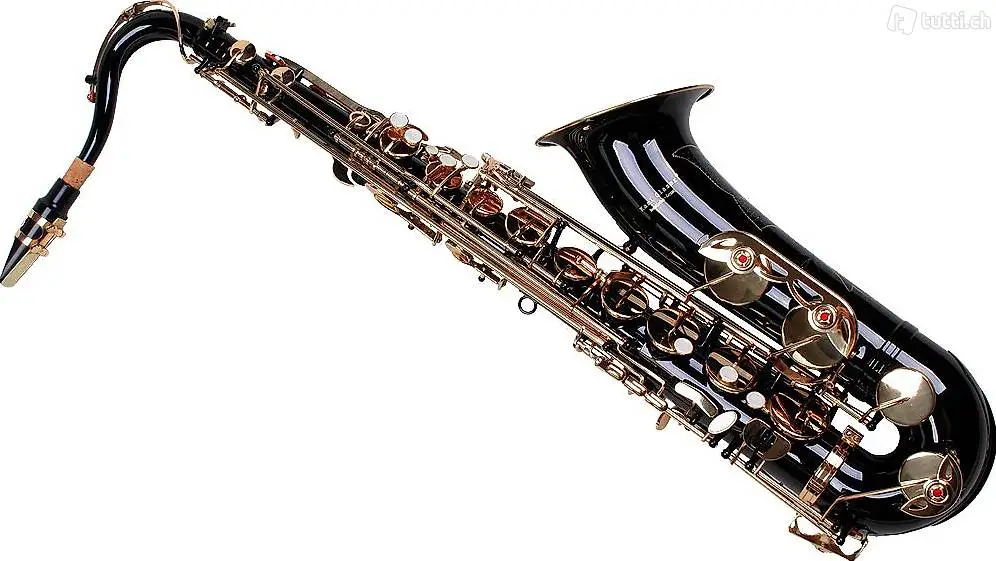 Tenor Saxophon Schwarz Gold + Koffer+zbh