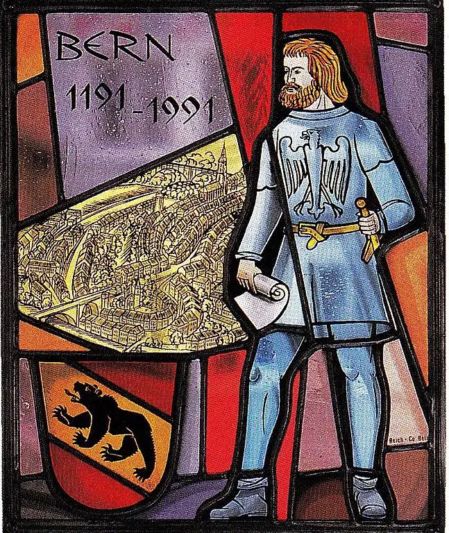 Wappenscheibe 800 Jahre STADT BERN