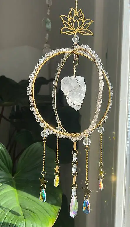 Bergkristall Sonnenfänger Lotus