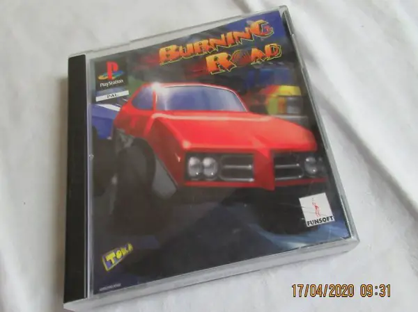  BURNING ROAD PLAY STATION FUNSOFT PlayStation