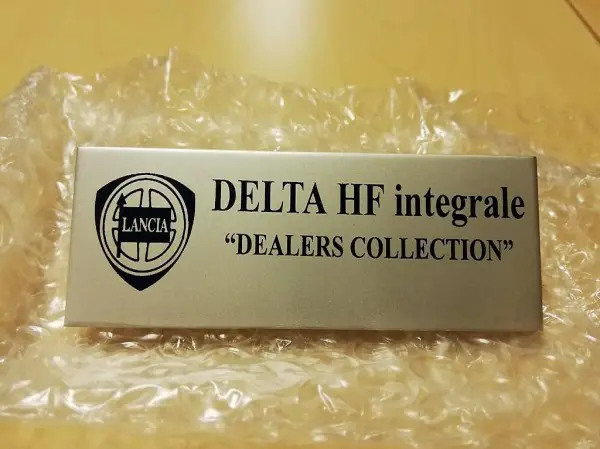 Neu Lancia Delta Evo Plakette Dealers Emblem