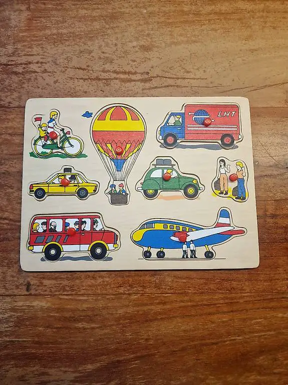 Holzpuzzle Fahrzeuge