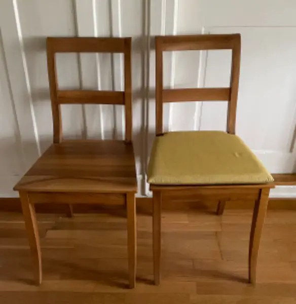 Holz Stuhl aus Massivholz handgefertigt