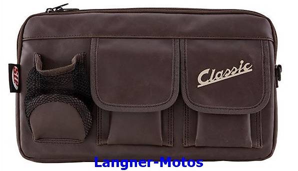 Vespa Gepäckfach Kunstleder braun PX/PE/LX/LXV/S/GTS/ET4/GT