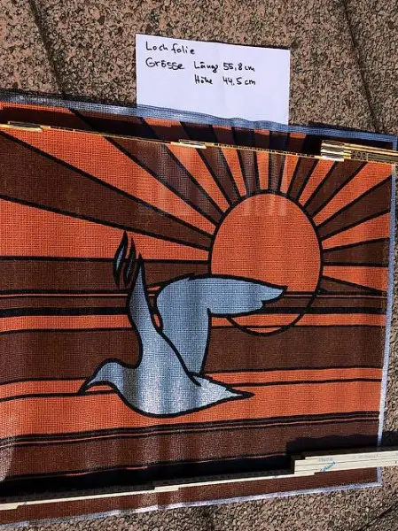 AutoScheiben Lochfolie