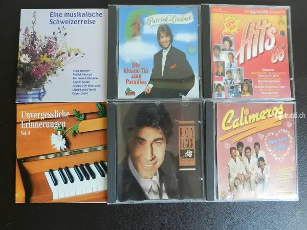 6 CD"s alte Schlager / Volksmusik: Einzeln Fr. 1.00