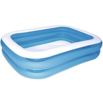  vidaXL Bestway Schwimmbecken Rechteckig 211x132x46 cm Blau