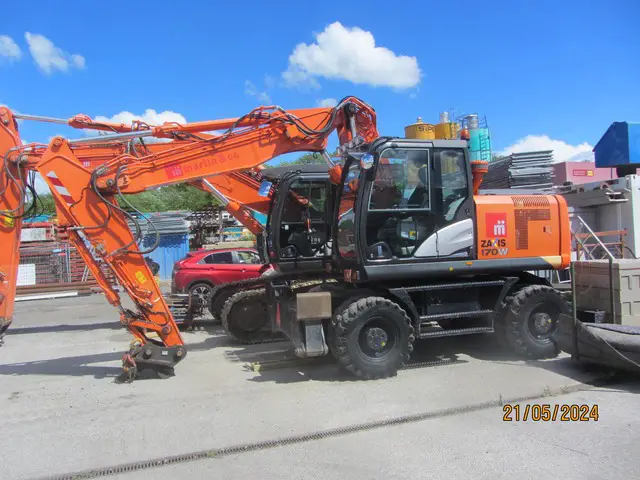 hitachi, zx 170 w, radlader