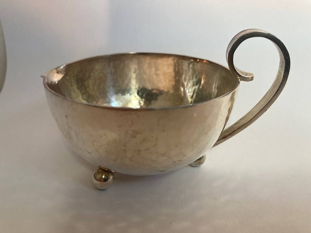 Jezler Silber Rahmschale 800er Silberschale antik