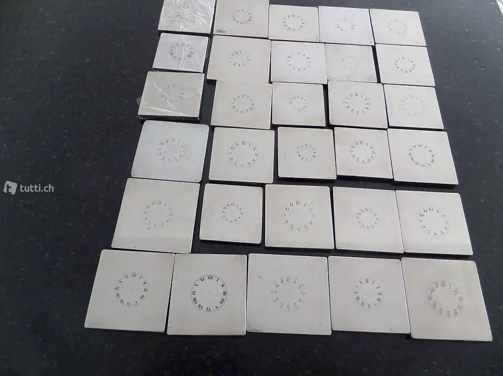 Montre Omega cliché empreinte pour cadran Bern Zürich Basel