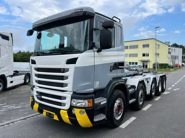 scania, g490 10x4 vla hiab 26t, abrollkipper (haken)