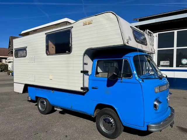 VOLKSWAGEN, T2 Pick-up oder Camper (Aufbau Tischler) , Wohnmobil / Wohnwagen
