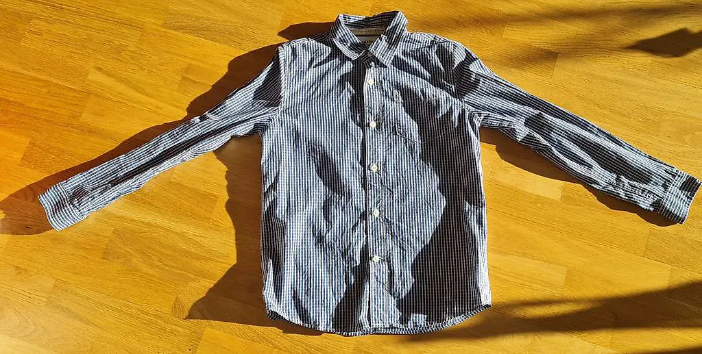 Jungen Hemd Zara Kids, Gr. 152, blau-weiss