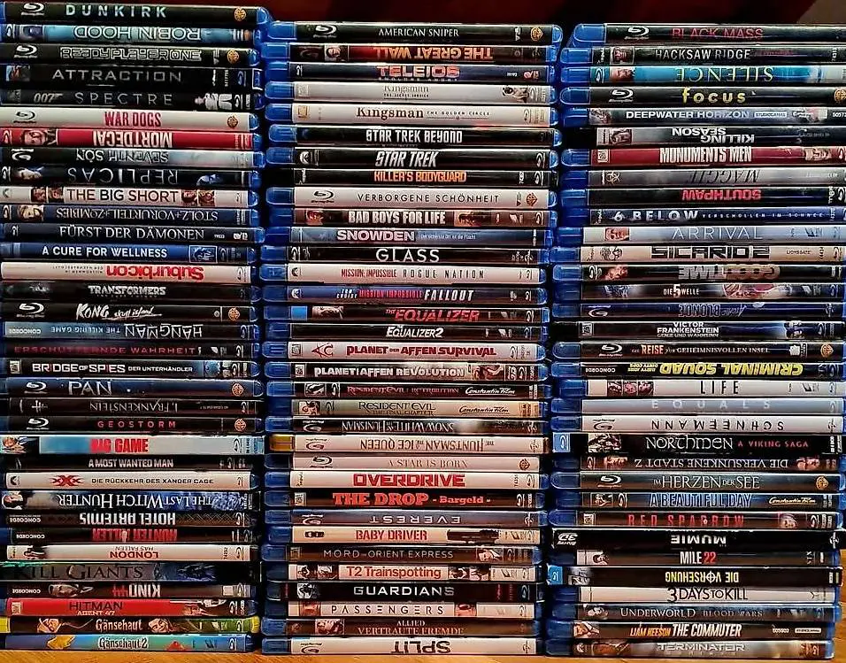 Blueray DVD Movie BD Disc Filme chf 2.. pro Stück Aktion