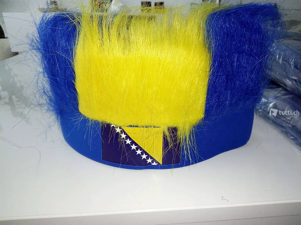 Fussball Fanperücke Bosnien