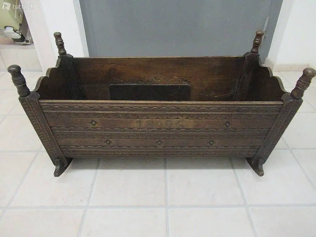  Kinderbett Wiege Engadin 1896