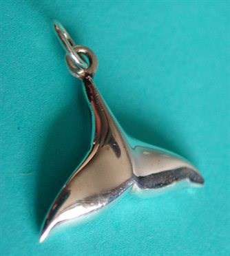 Pendentif Queue de Baleine en Argent