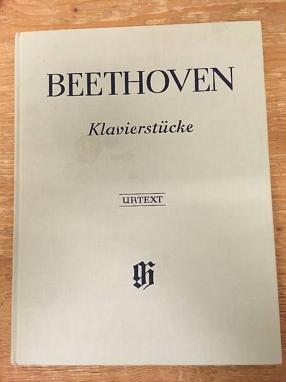 Beethoven Klavierstücke Klaviernoten Urtext gebunden
