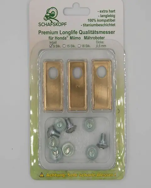 Ersatzmesser robotermesser Ersatzklingen für honda miimo