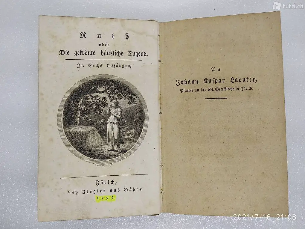 buch lips - gessner - ruth - 1795