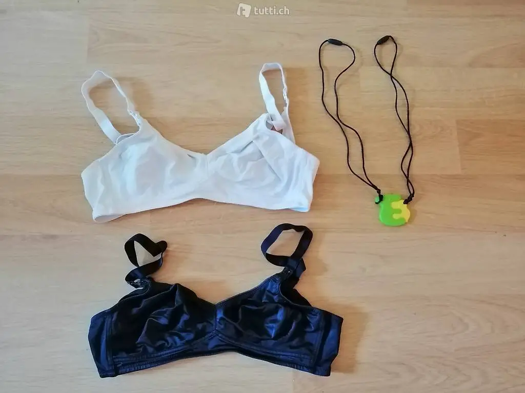 2 Still-BH"s von Anita 85B und Stillkette Kautschuk