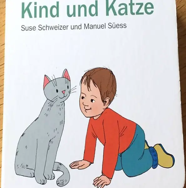 Kind und Katze Buchstart Hardcover wie NEU