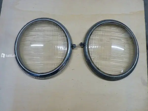 Autounion Lampenglas mit Chromring Hella 24983