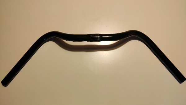 Velolenker schwarz Alu 630mm Riser 25,4mm/22,2mm