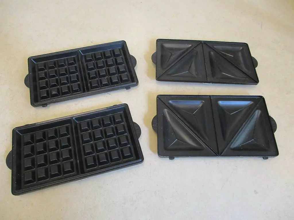 Aluguss-Platten für NOVA Multigrill Grillkäse Waffel