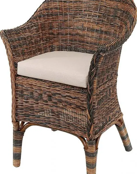  Rattan-Sessel Natur Korb-Sessel Rattansessel