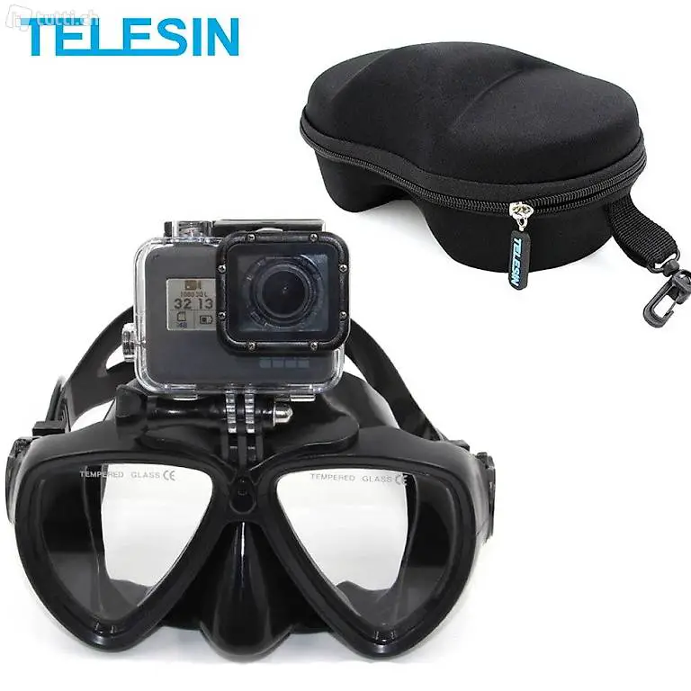  TELESIN Tauchen Maske für GoPro Hero / Insta360 Osmo Action