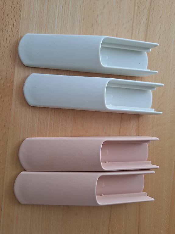 Tripp Trapp Bodengleiter/Kippschutz weiss und rosa