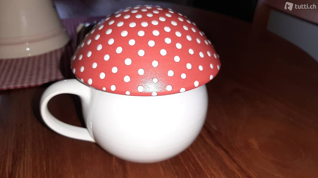 fliegen pilz kaffee becher mit deckel