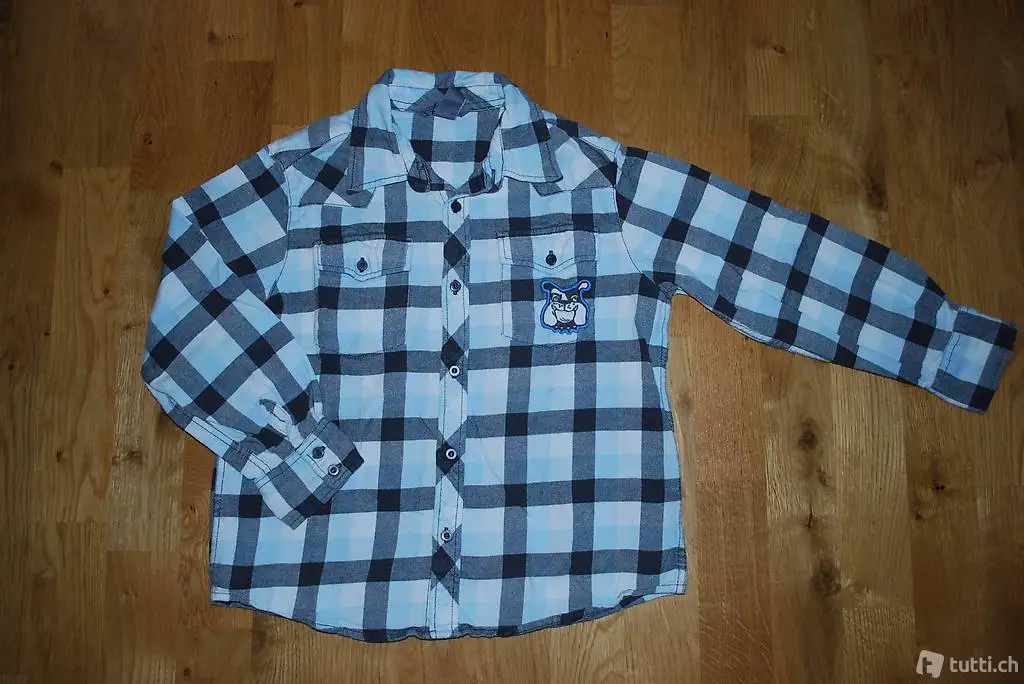 Kariertes Flanell Hemd in Gr. 122