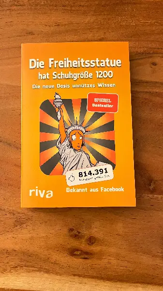 Die Freiheitsstatue hat Schuhgrösse 1200. Die neue Dosis …