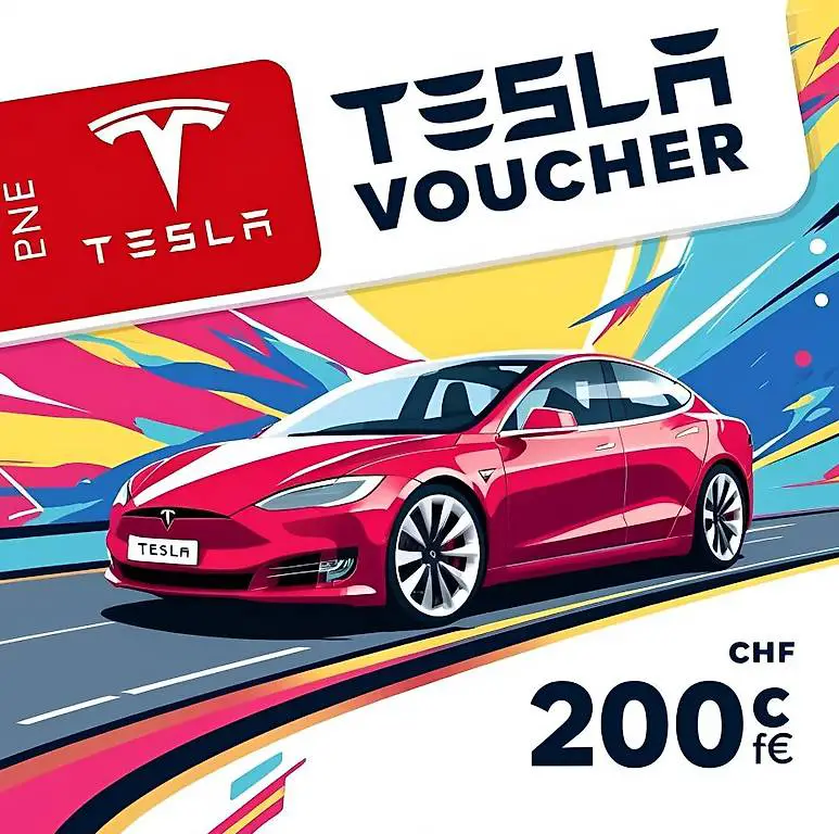 Geschenkgutschein "e-car-shop.ch" für Tesla Zubehör 200 CHF
