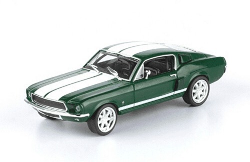 NEU: Ford Mustang Fastback 1967 "Fast and Furious dunkelgrün