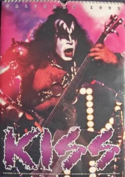 Calendrier : KISS CALENDAR 1999