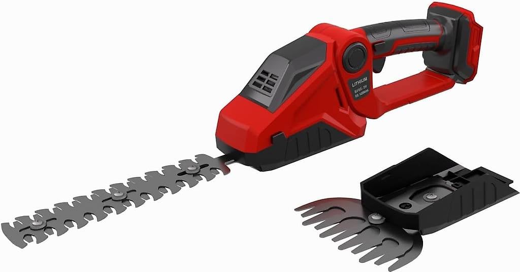 2-in-1 Akku Heckenschere & Grasschere kompatibel mit Milwauk