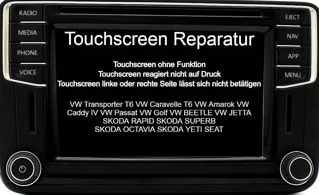 VW T6 Media Discover Touchscreen Reparatur