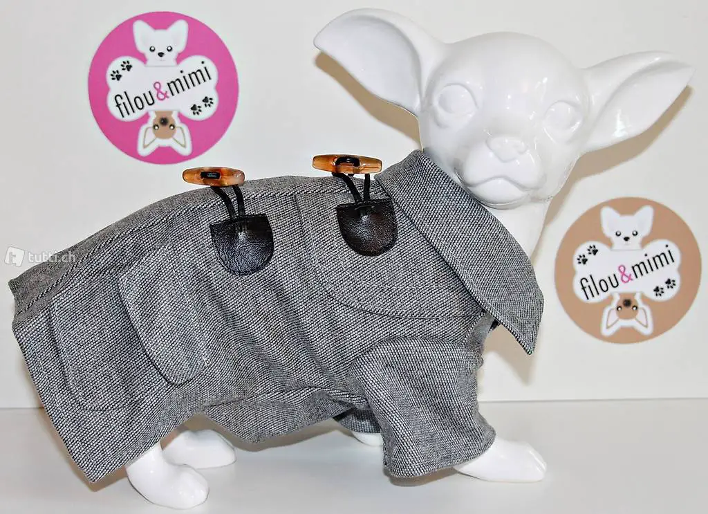  M+F Trenchcoat SHERLOCK für chihuahua Gr.M