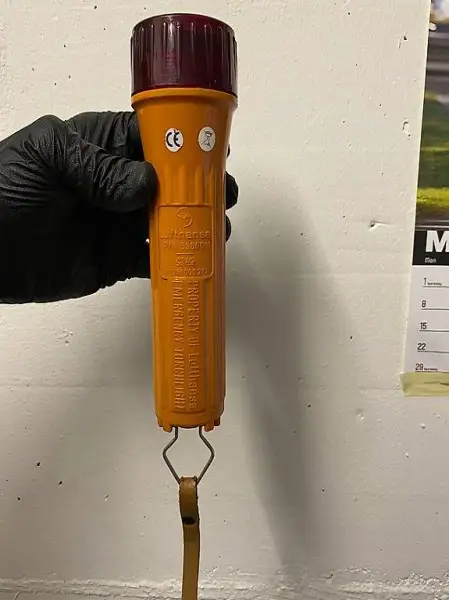 Lufthansa emergency torchlight