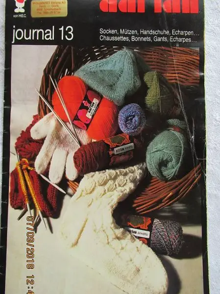  Strickheft, aarlan, journal 13, No 9586, von H.E.C.