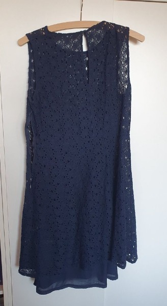 Kleid dunkelblau Grösse L von Vero Moda