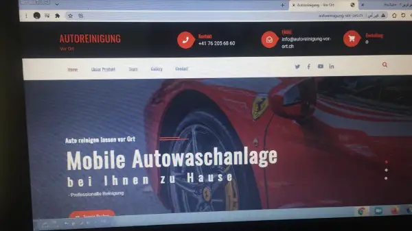 Autoreinigung -vor-ort