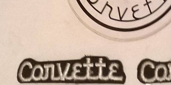 Chevrolet Corvette Aufnäher