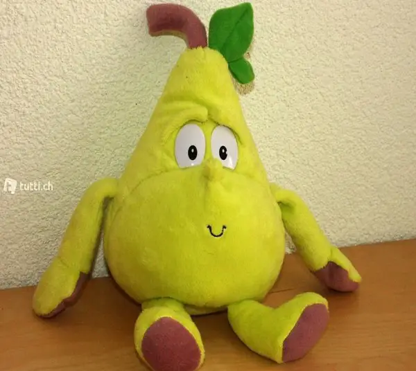 Plüsch-Birne, neu
