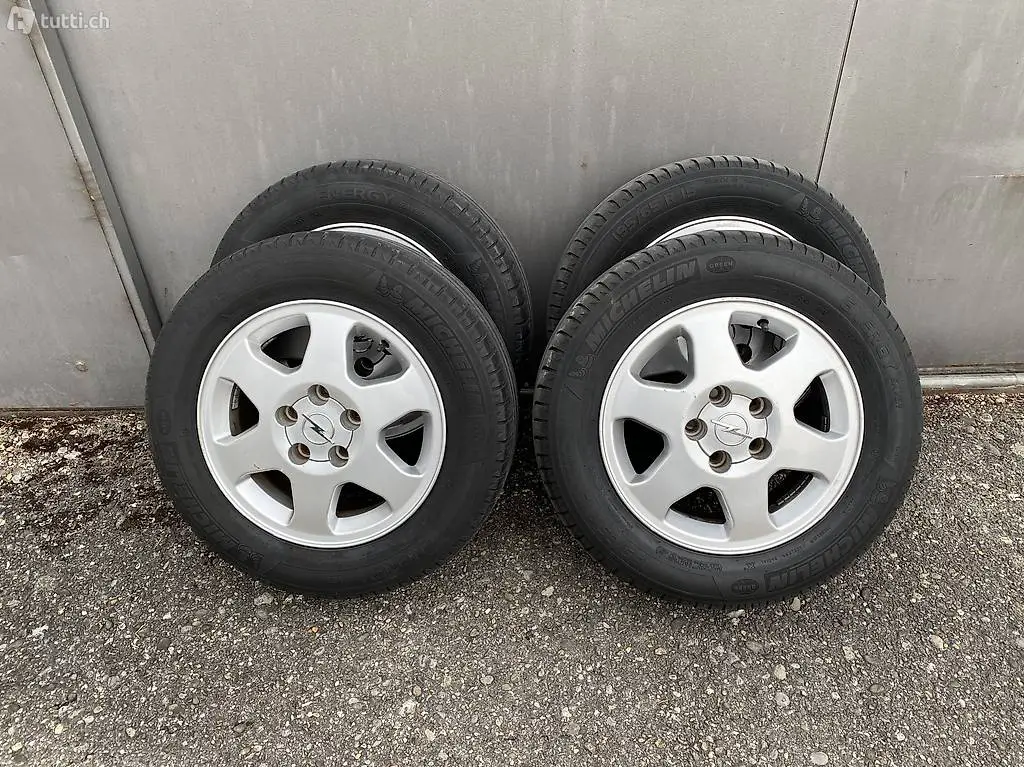  4x Opel Felgen inkl. Reifen - 195/65 R15 91H - Sommer