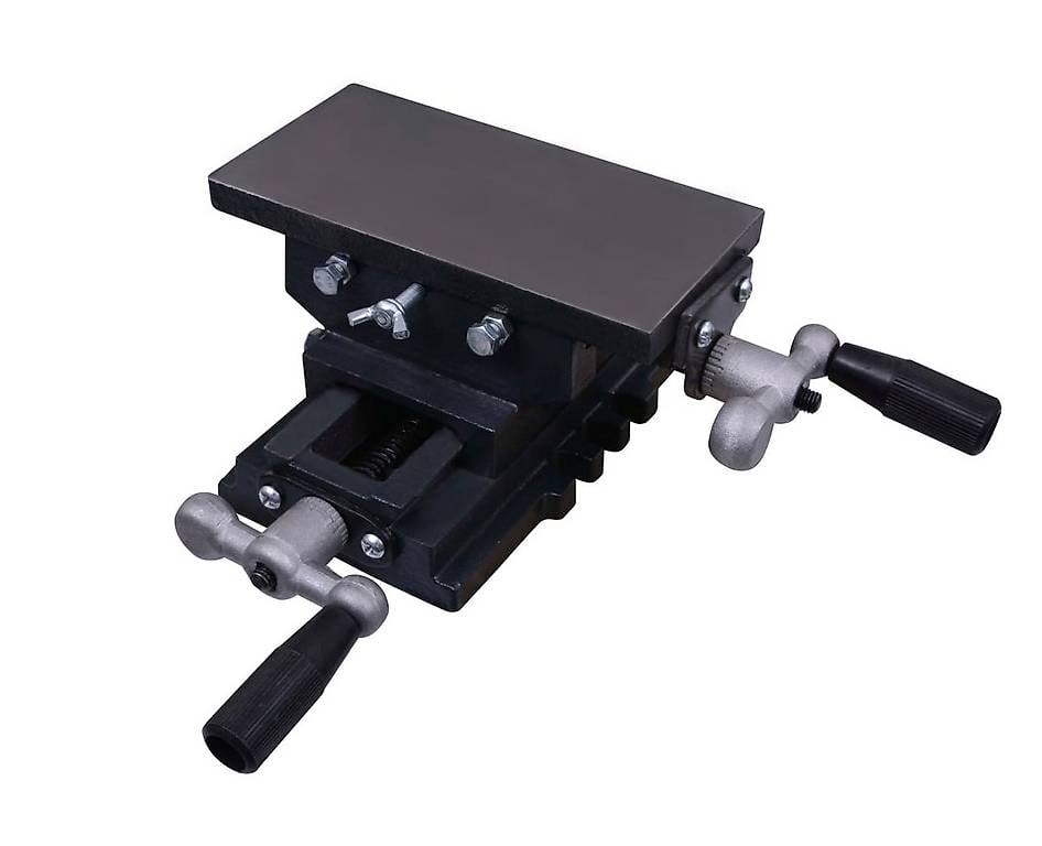 Schraubstock Kreuztisch Handbetrieben