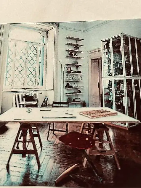 Arbeitstisch Mod. Leonardo, Design Achille Castiglioni